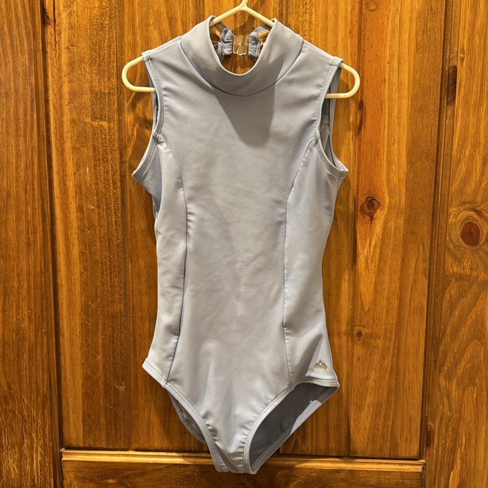 MARIIA CROWN, Girls Mock Neck Tank Leotard, size M